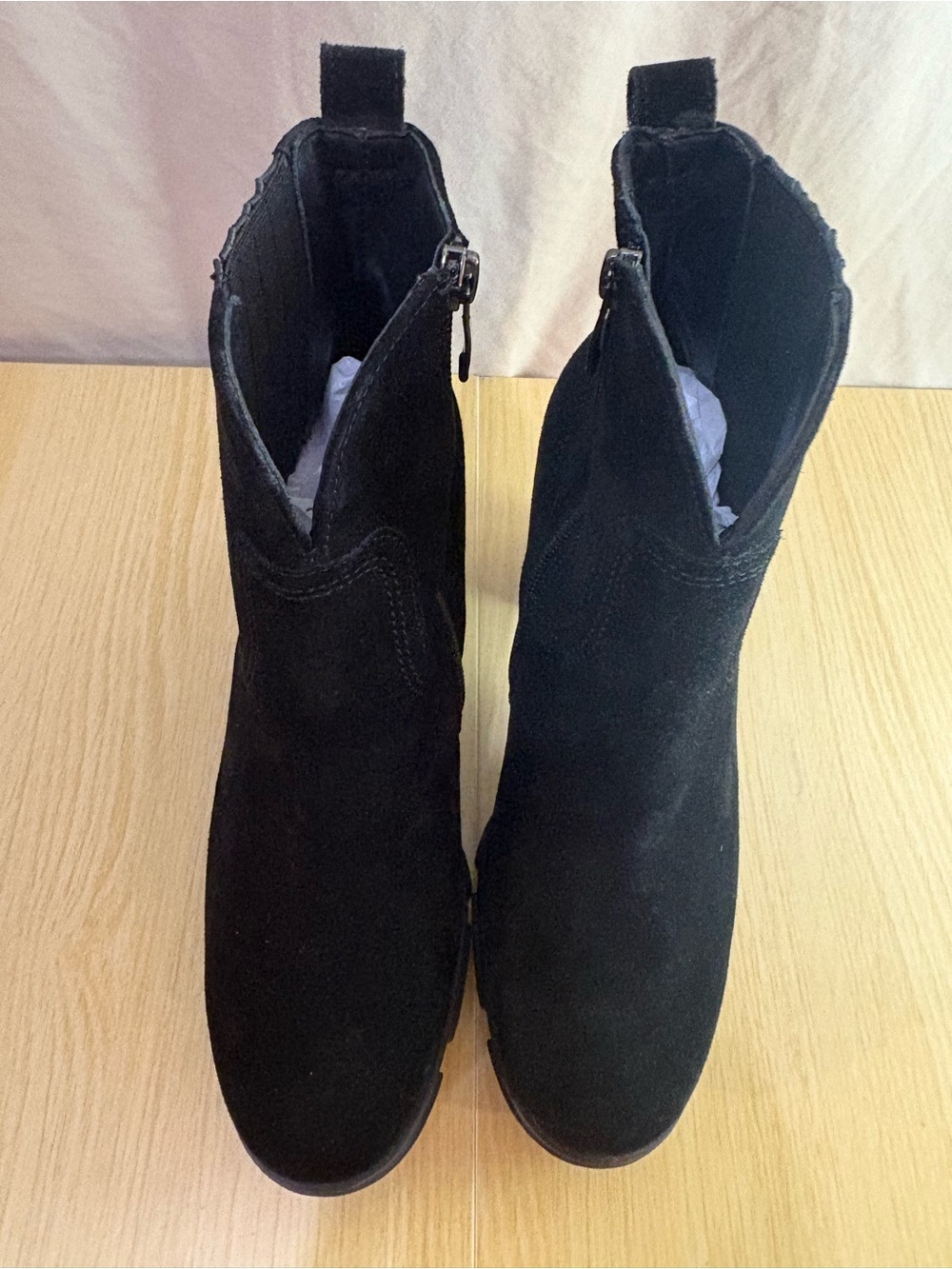 Paul Green "Oakley" Suede Heeled Ankle